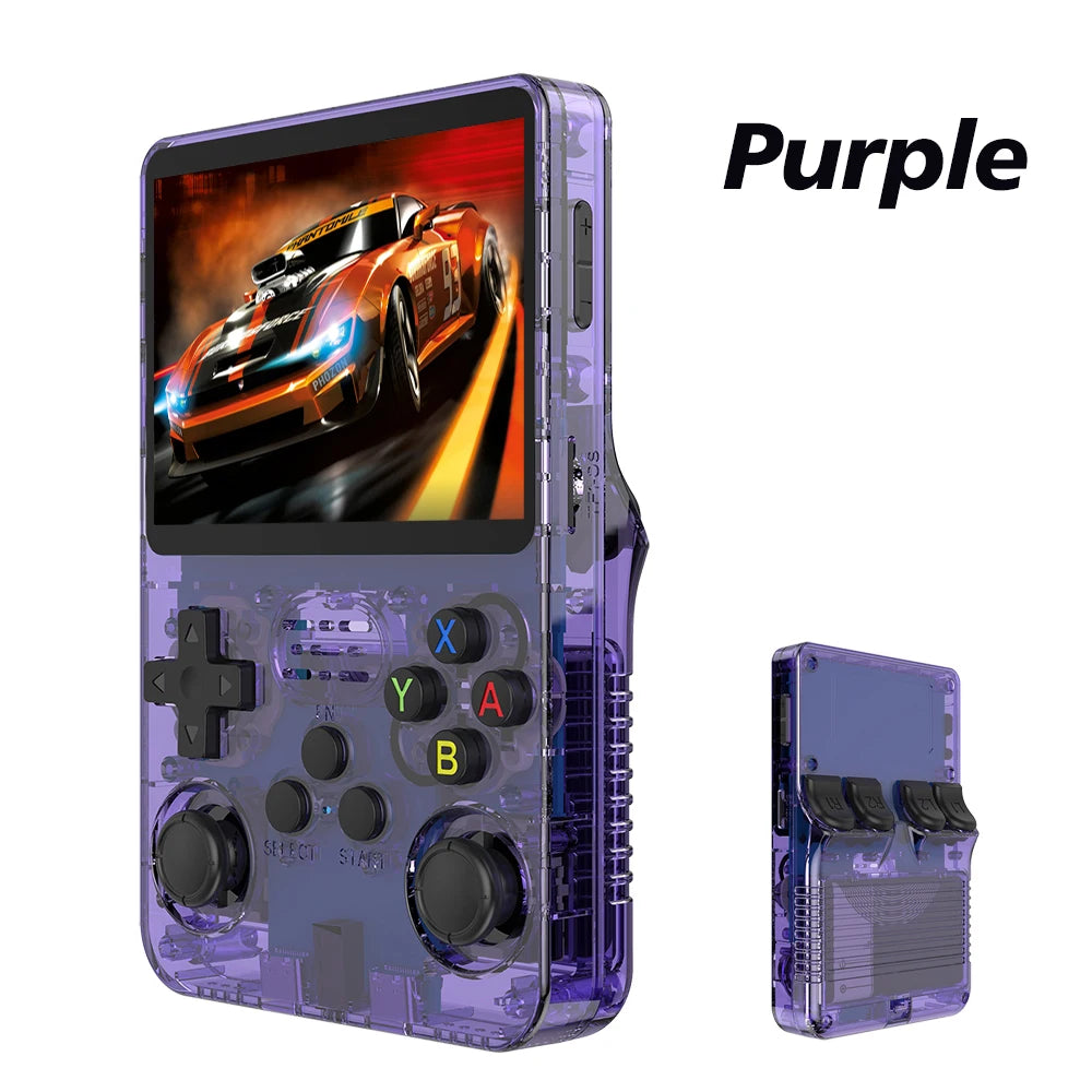 Open Source R36S Retro Handheld Video Game Console Linux System 3.5 Inch IPS Screen Portable Pocket Video Player 64GB 128G Games