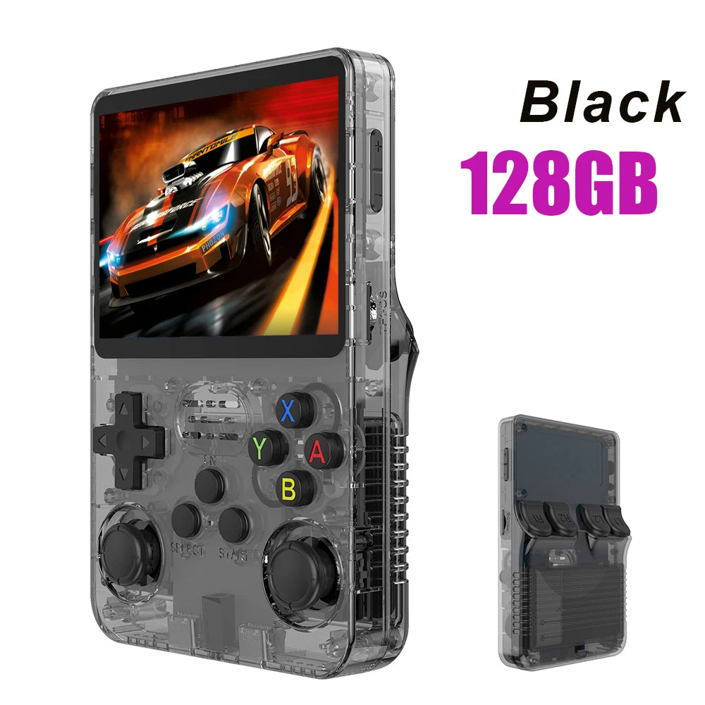 Open Source R36S Retro Handheld Video Game Console Linux System 3.5 Inch IPS Screen Portable Pocket Video Player 64GB 128G Games